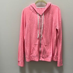 American Eagle Outfitters pink zip up